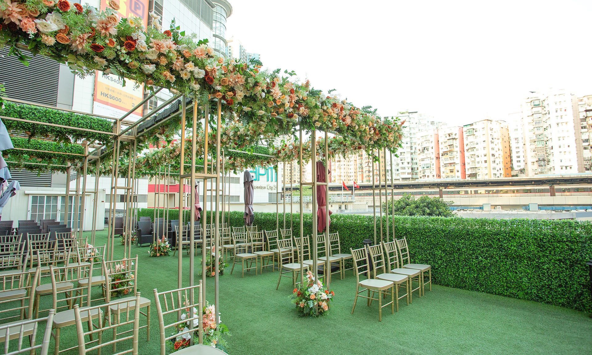 小清新户外証婚花園