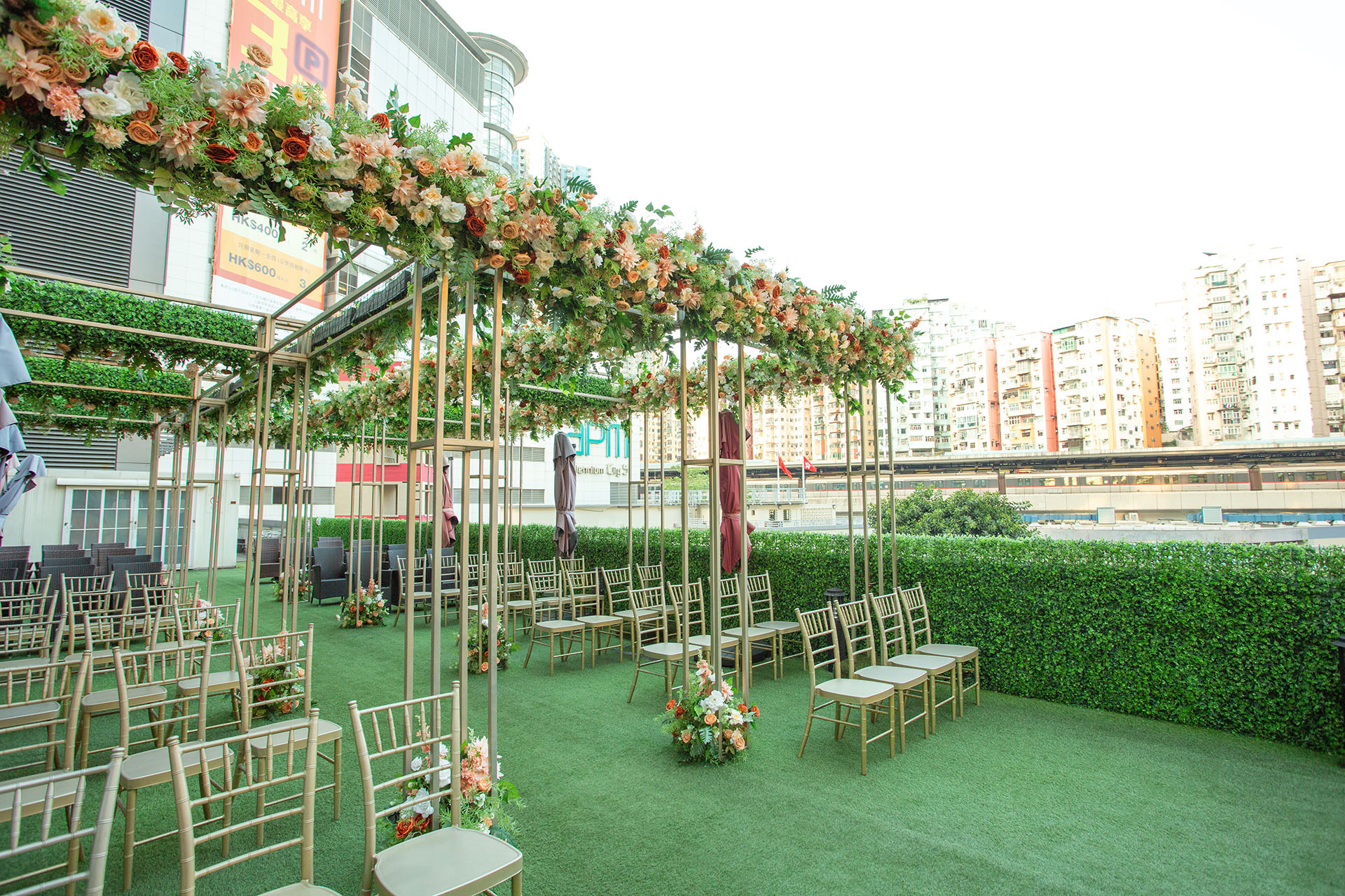 小清新户外証婚花園